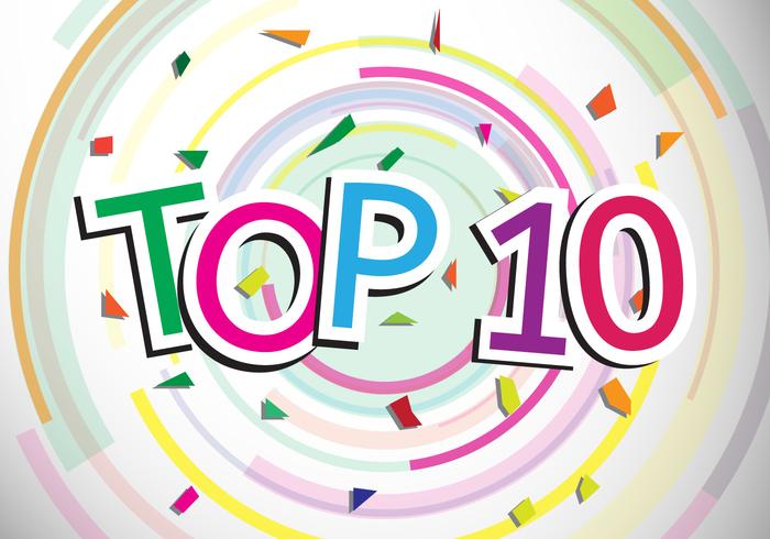 Top 10 design vettoriale