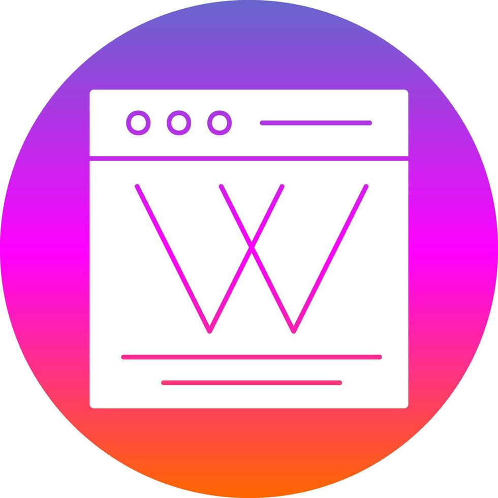 wiki vettore icona design