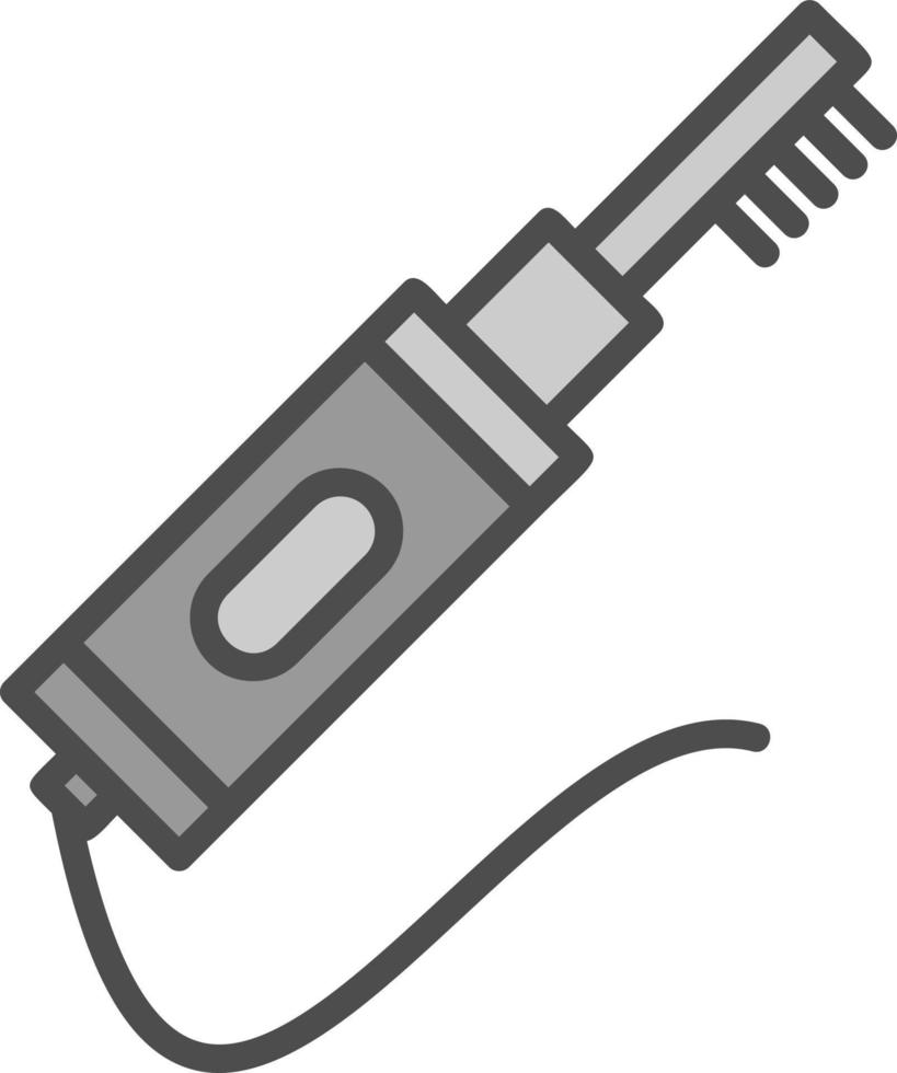 elettrico spazzolino vettore icona design