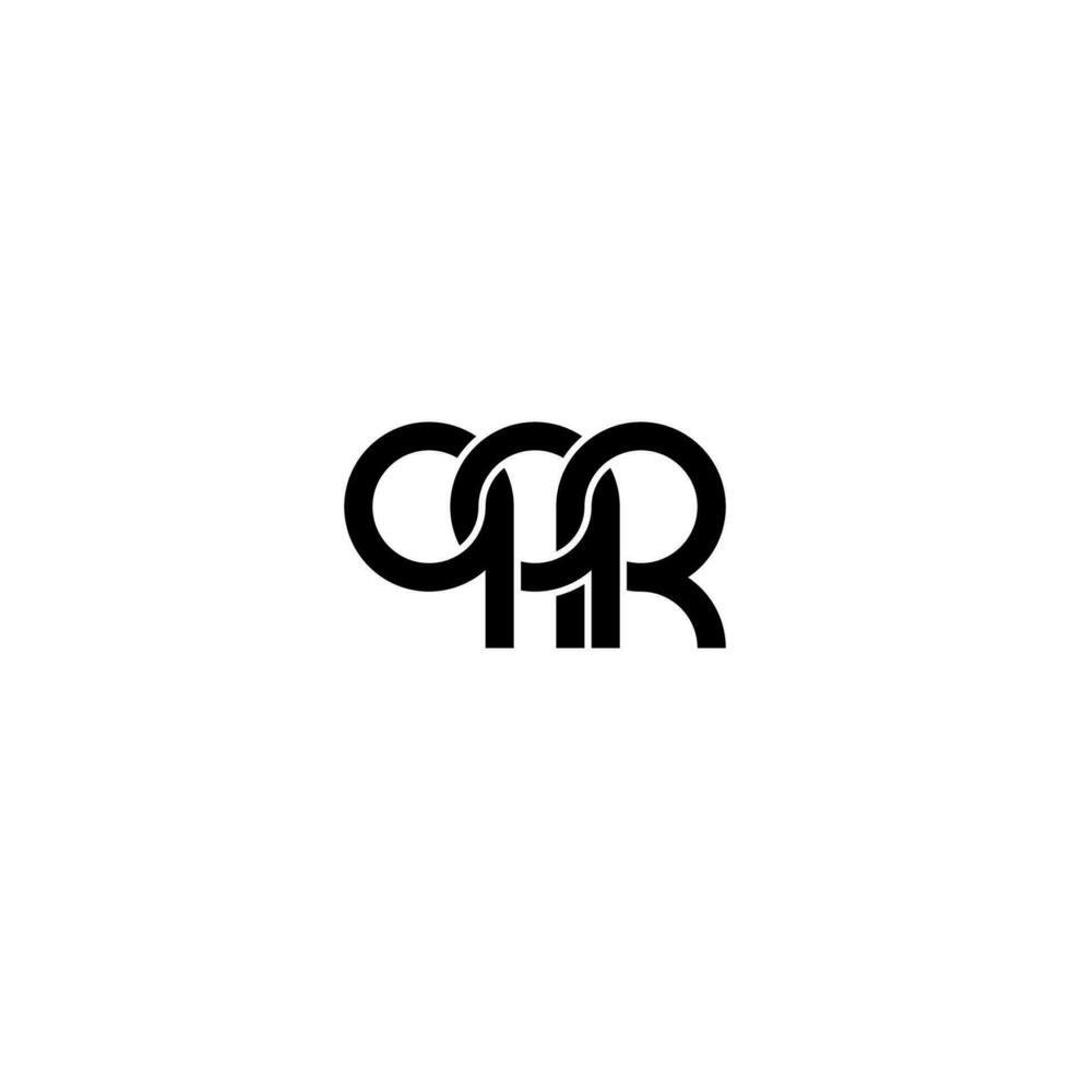 lettere qqr logo semplice moderno pulito vettore