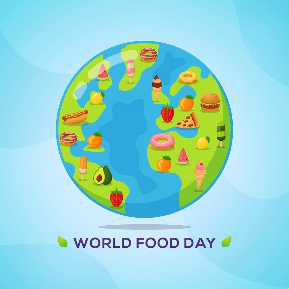 poster della giornata mondiale dell'alimentazione vettore