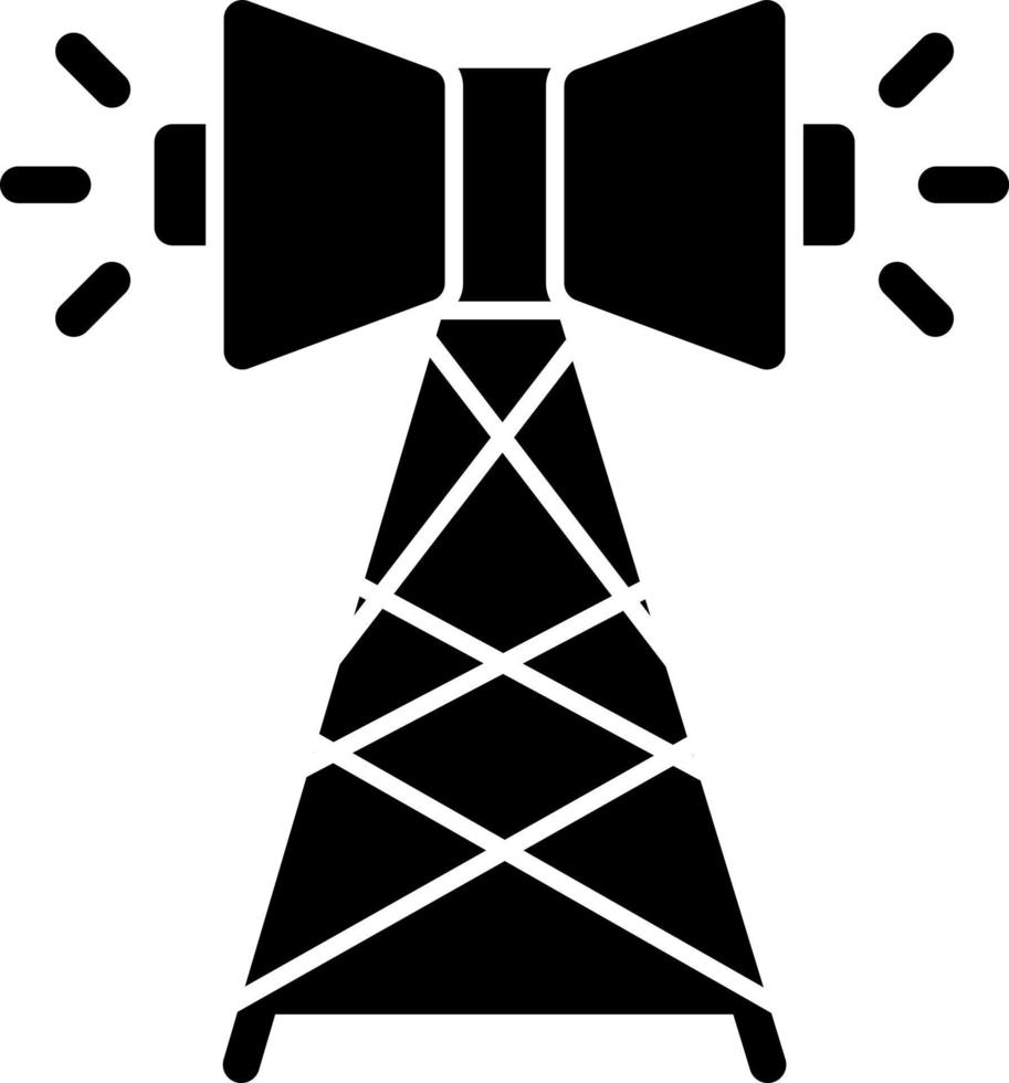 Radio trasmissione vettore icona design