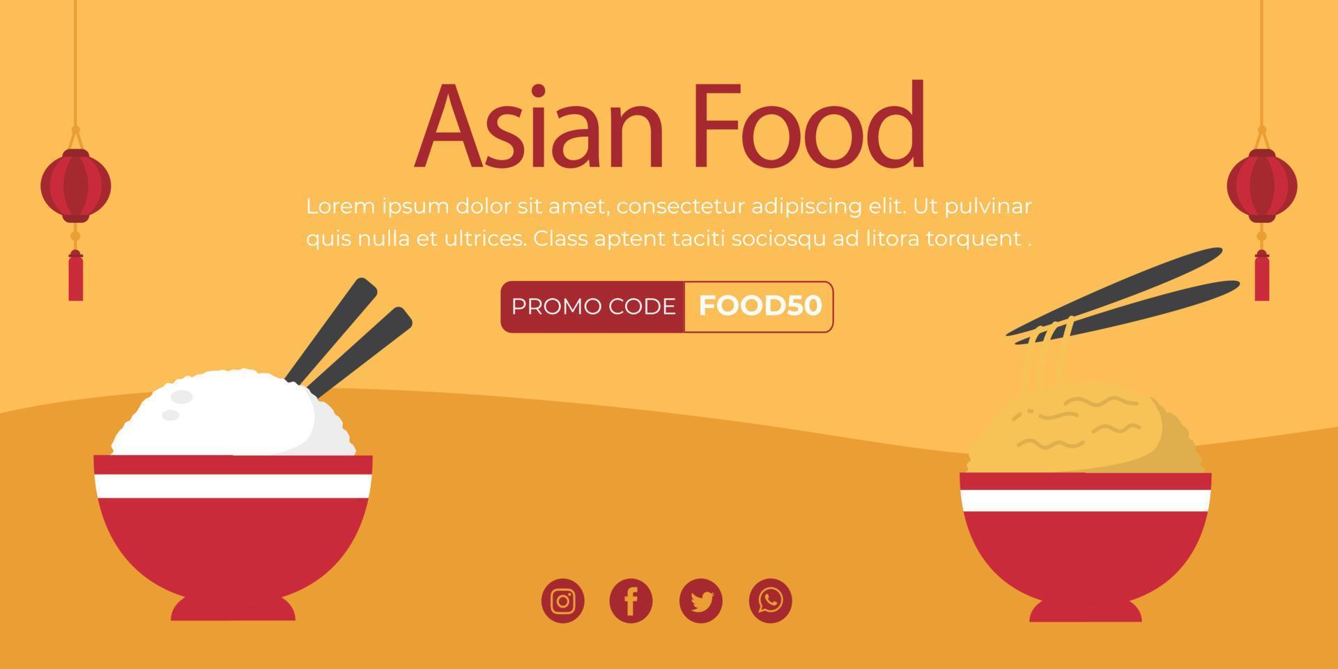 asiatico cibo sfondo vettore illustrazione. asiatico cibo manifesto