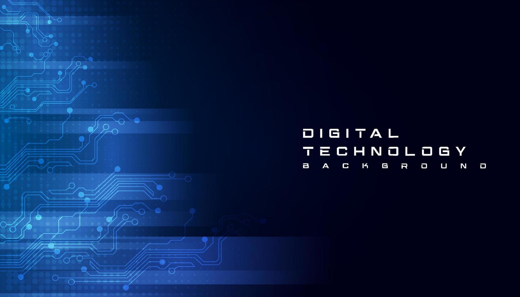 astratto digitale tecnologia futuristico circuito tavola blu sfondo, informatica scienza Tech disposizione, innovazione futuro ai grande dati, globale Internet Rete connessione, nube hi-tech illustrazione vettore