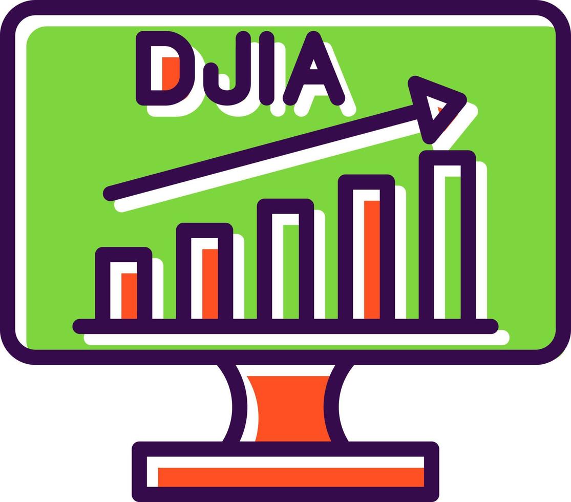 djia vettore icona design