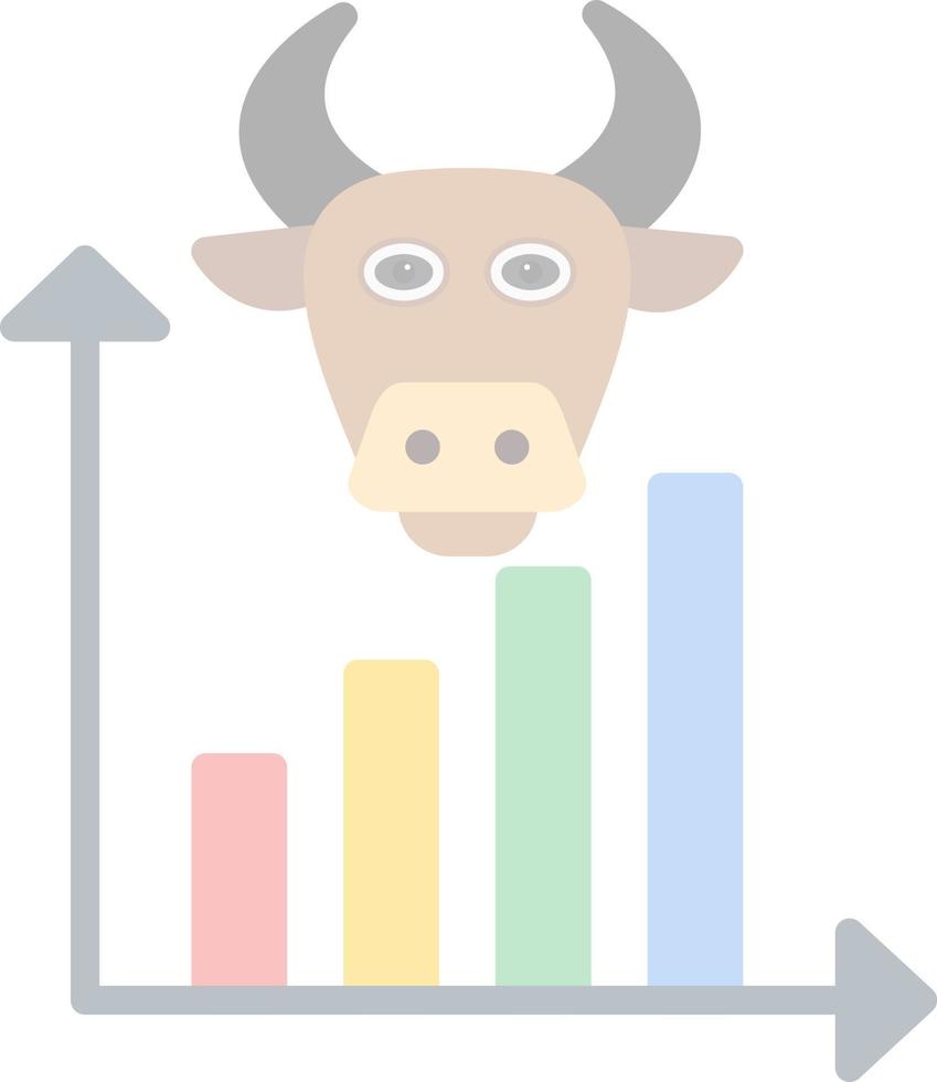 Toro mercato vettore icona design