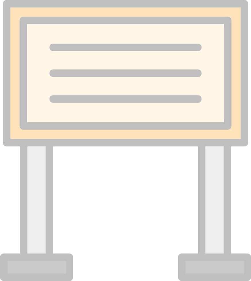 cartello tavola vettore icona design