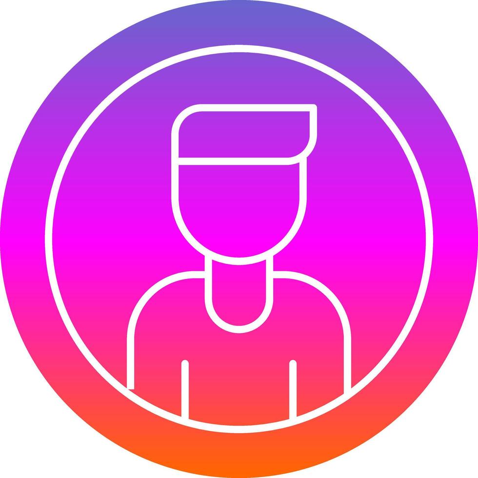 personale profilo vettore icona design