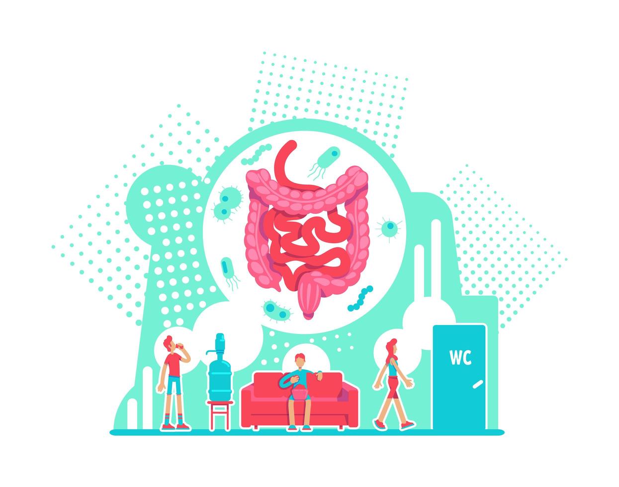 assistenza sanitaria del sistema digerente vettore