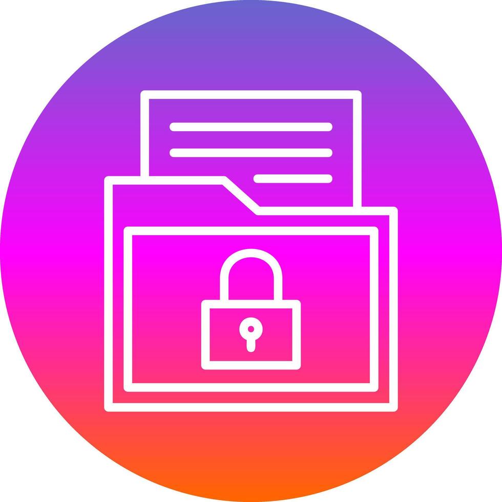criptato dati vettore icona design