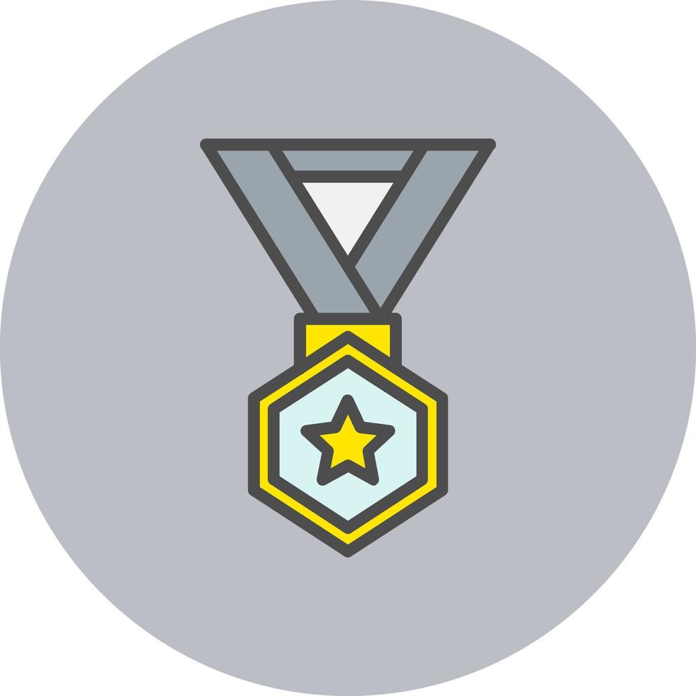 medaglia vettore icona
