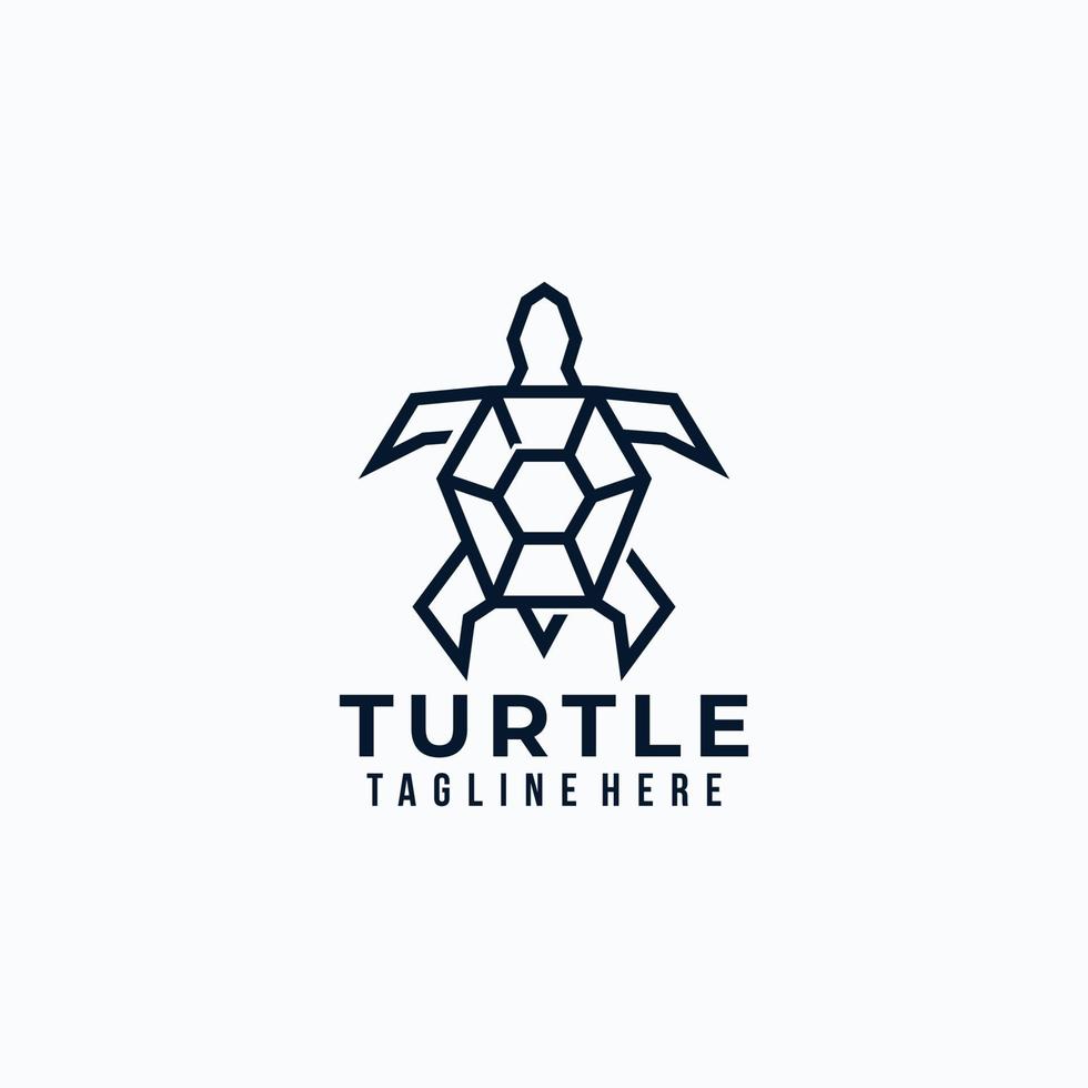 tartaruga logo icona vettore isolato
