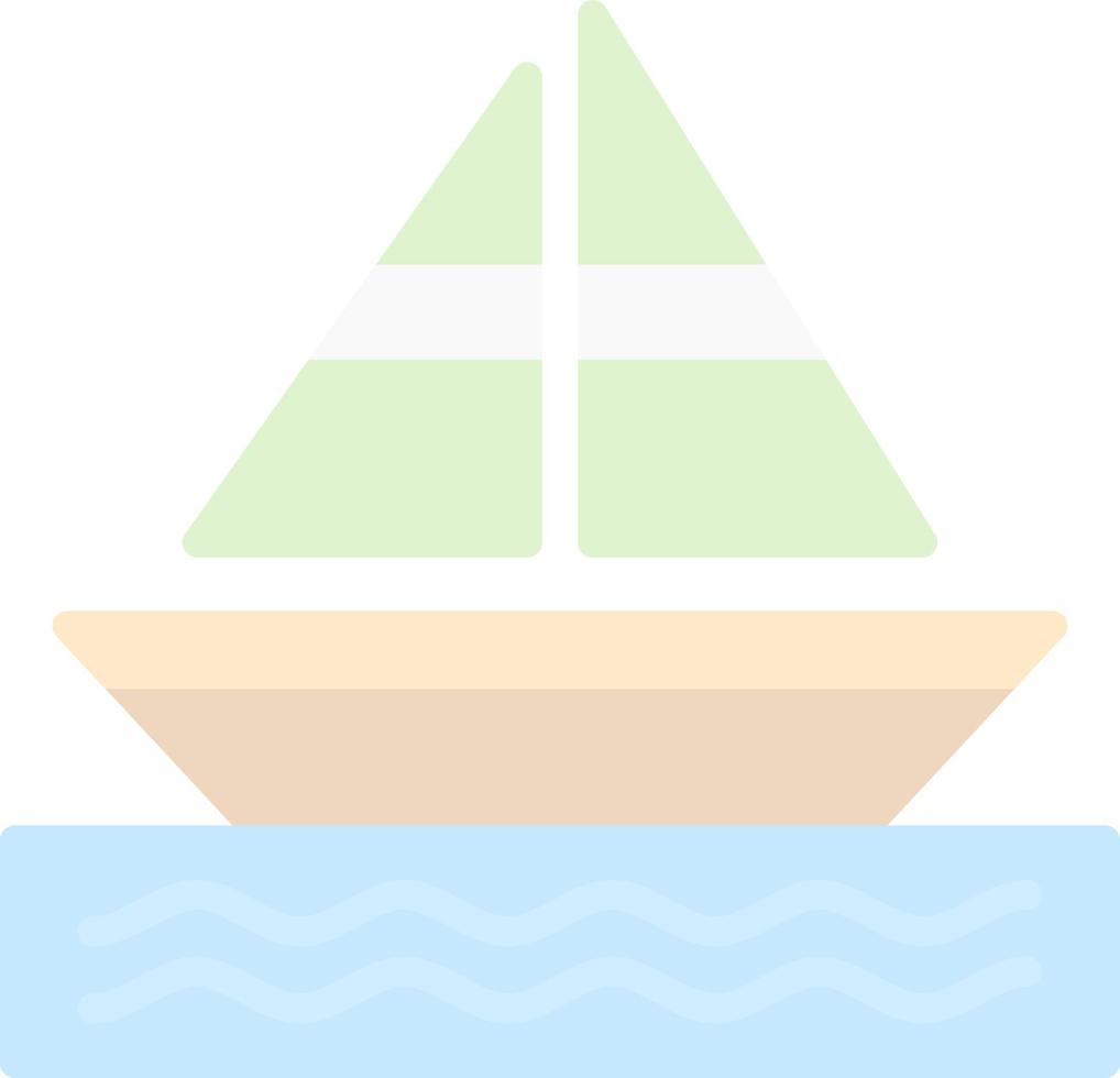 andare in barca vettore icona design