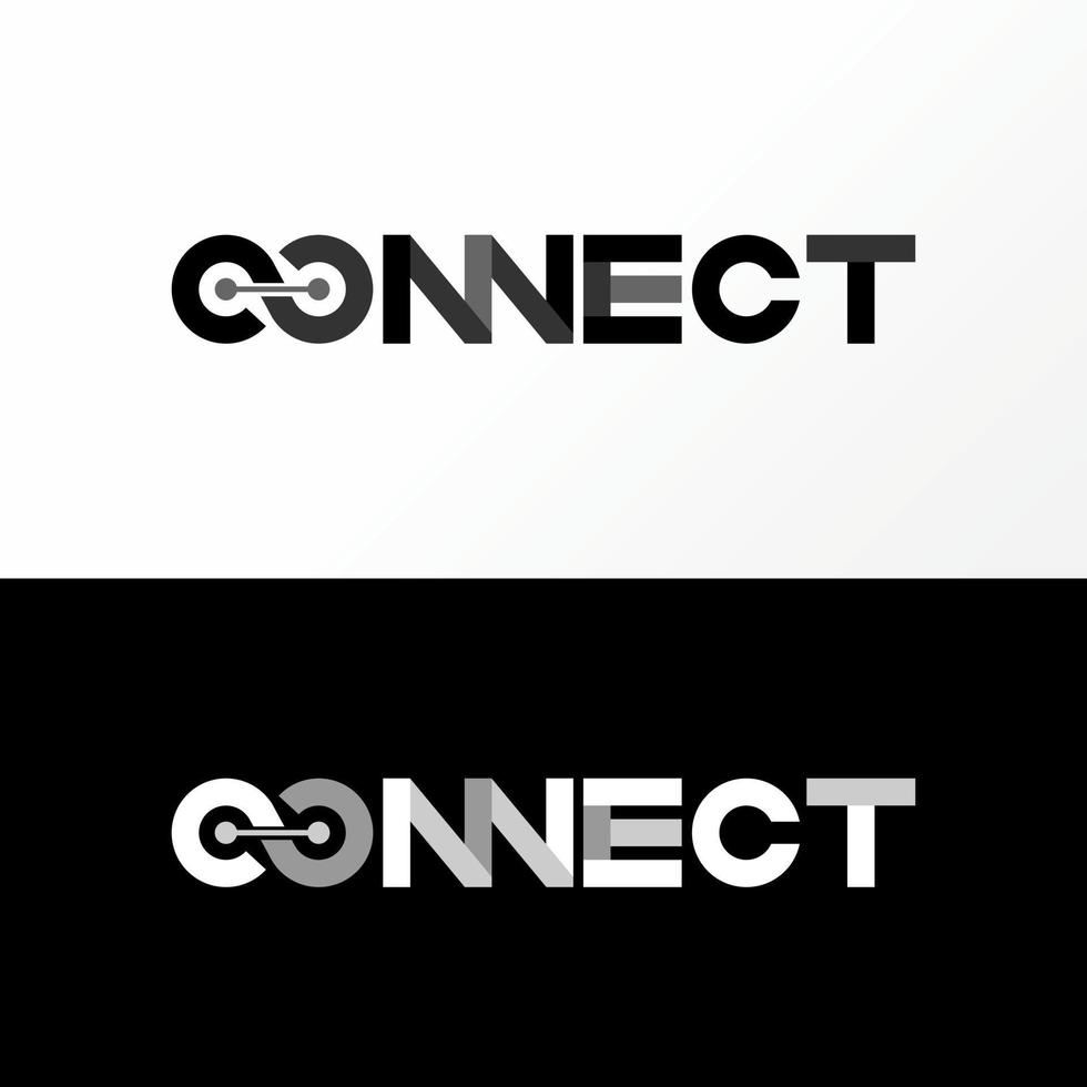 semplice e unico lettera o parola Collegare sans serif font nel fusione o collegato Immagine grafico icona logo design astratto concetto vettore scorta. può essere Usato come un' simbolo relazionato per marchio di parole o iniziale.