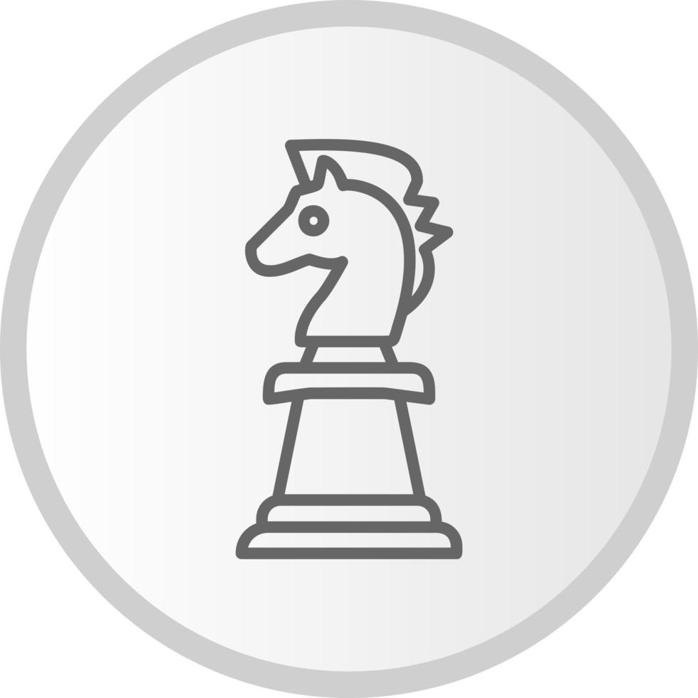 scacchi cavaliere vettore icona