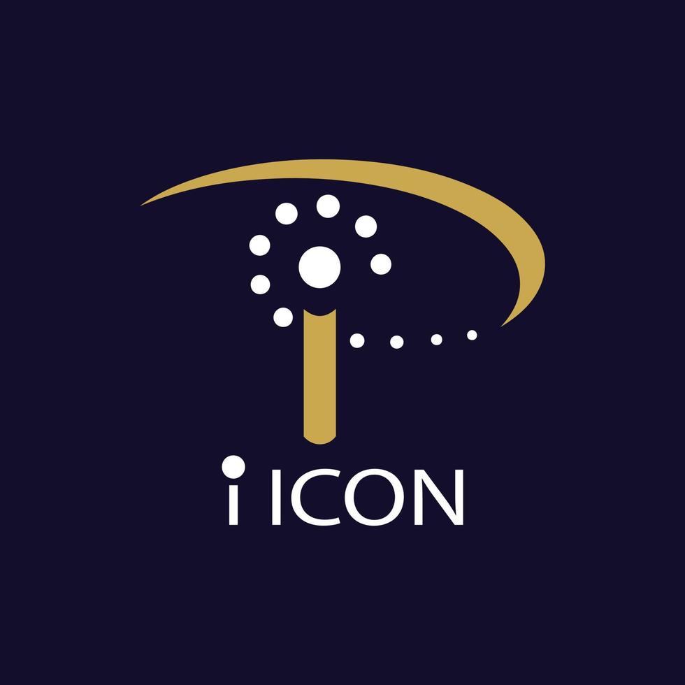 io icona logo design vettore arte grafica illustrazione