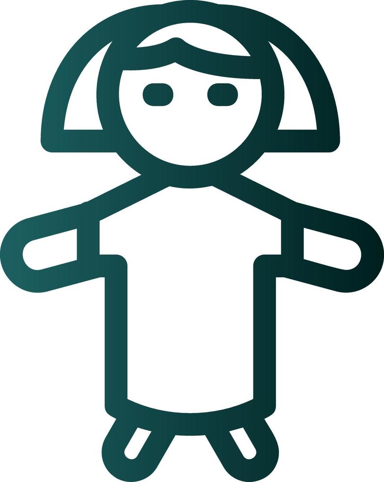 Bambola vettore icona design