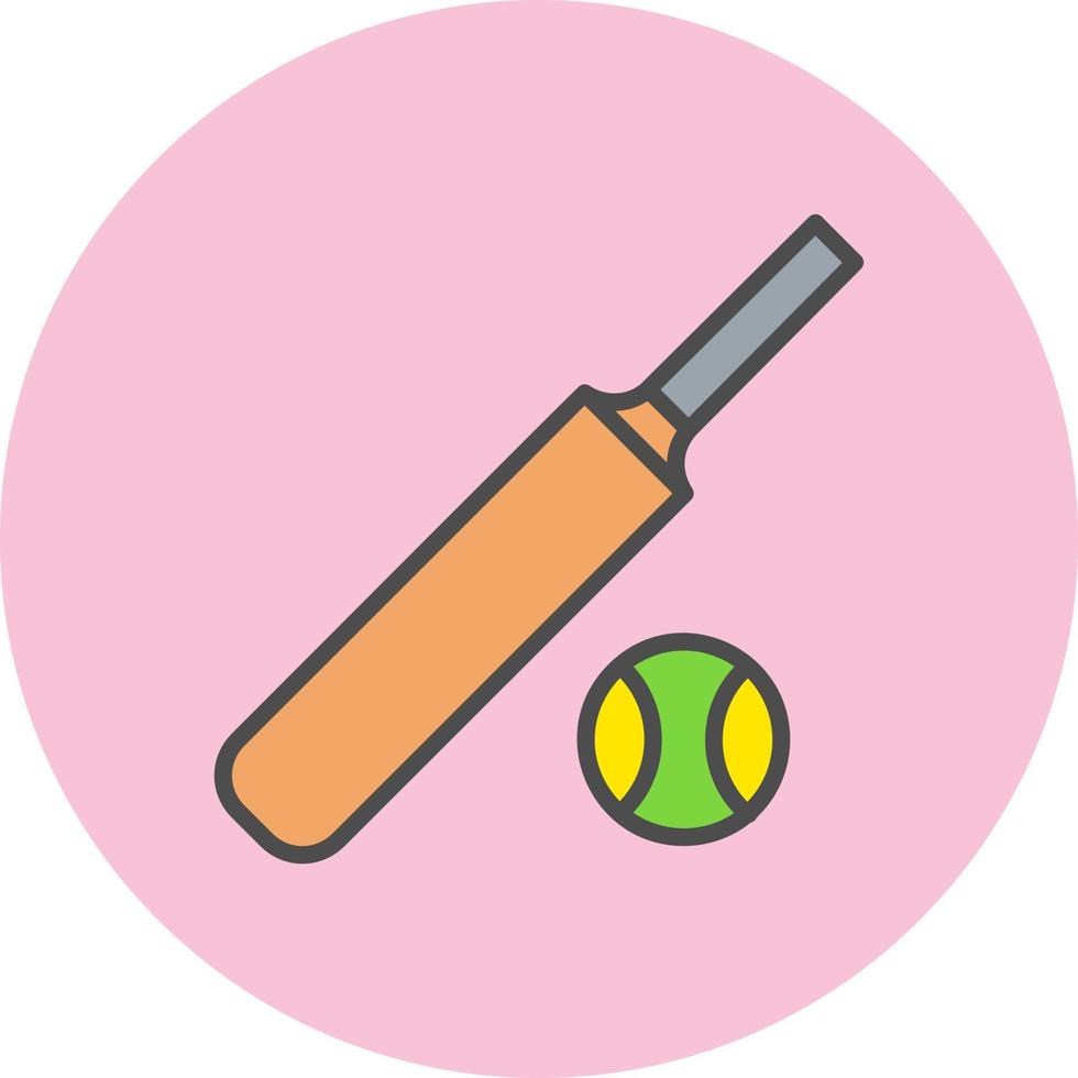 icona del vettore di cricket