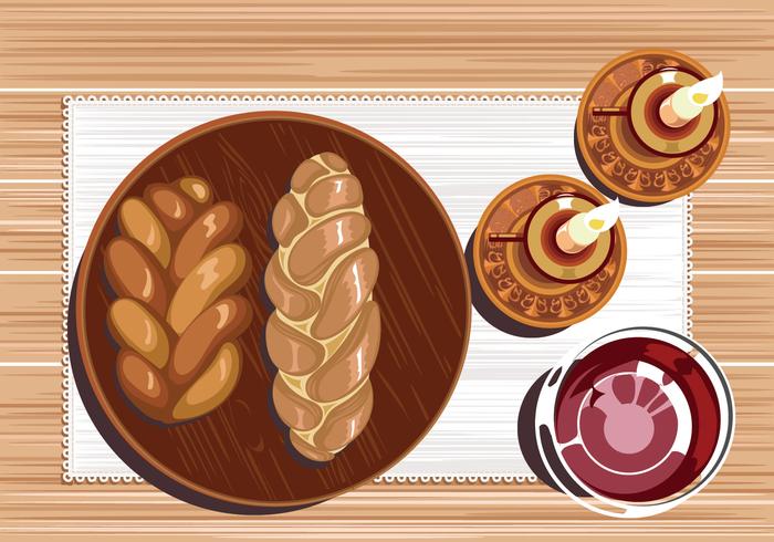 Challah Bread Vector