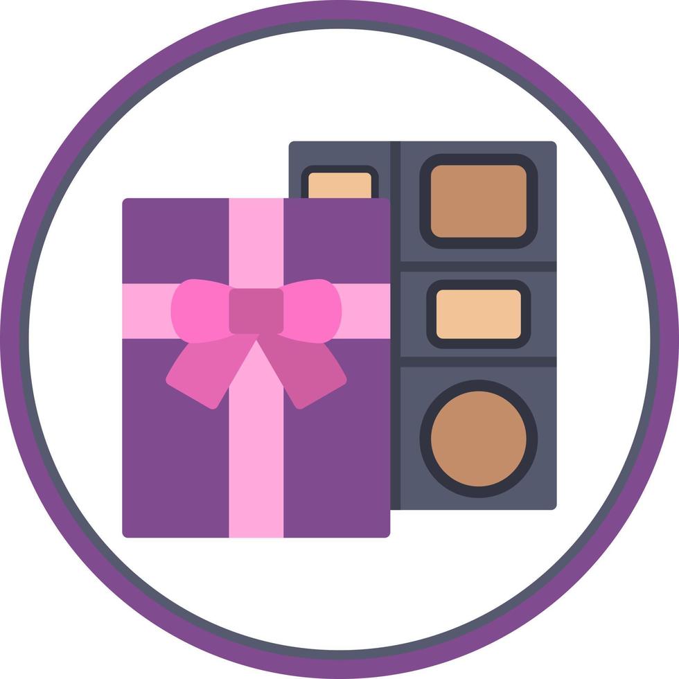 cioccolato scatola vettore icona design
