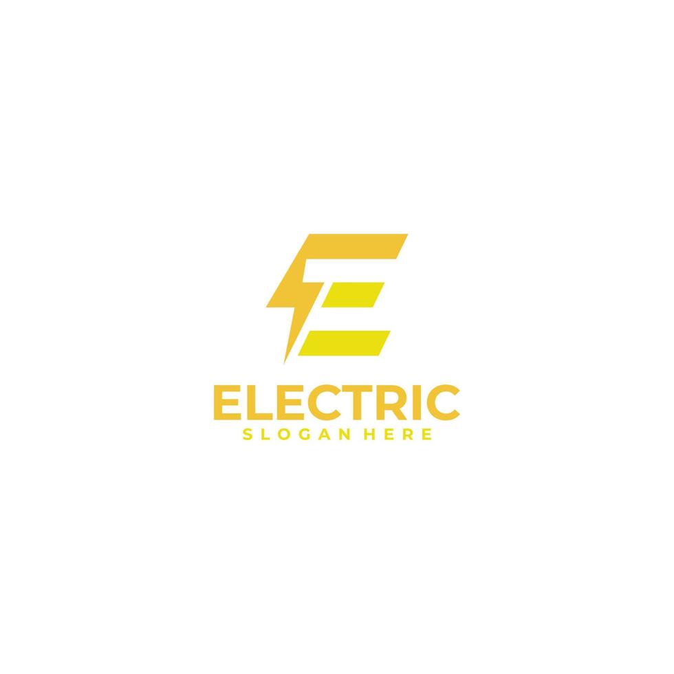 elettrico logo icona vettore design modello