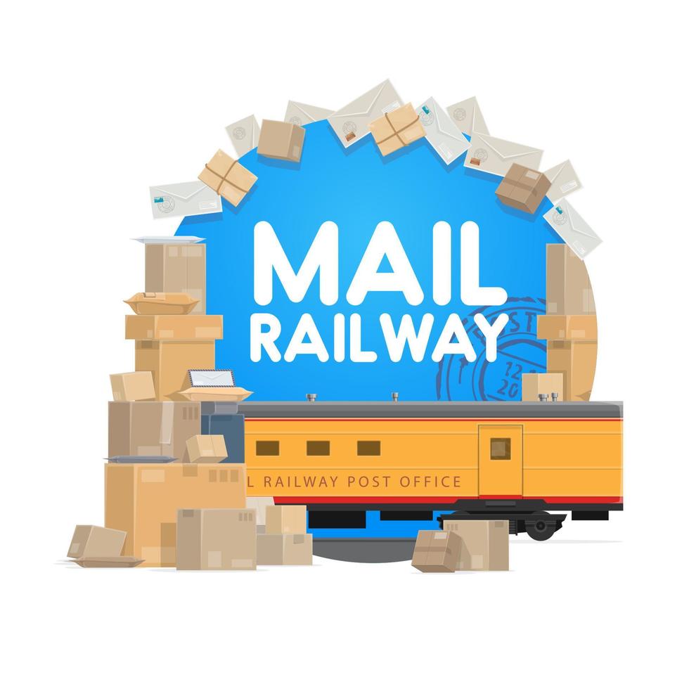 ferrovia posta consegna, inviare ufficio la logistica vettore