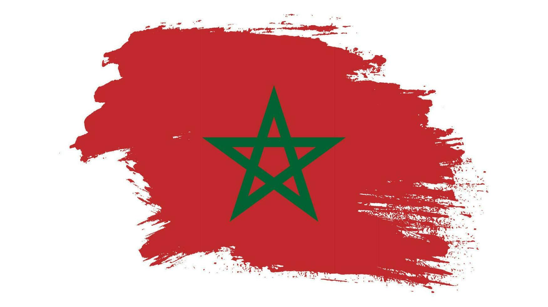nuovo Vintage ▾ Marocco grunge bandiera vettore