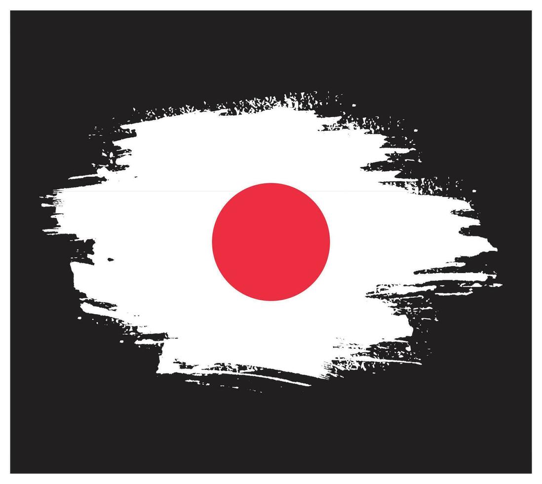 nuovo sbiadito grunge struttura Vintage ▾ Giappone bandiera vettore