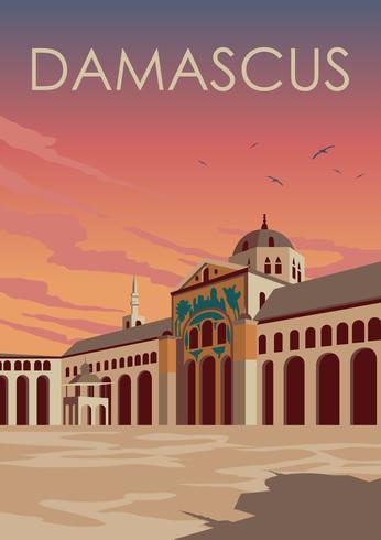 Damasco Vector Poster