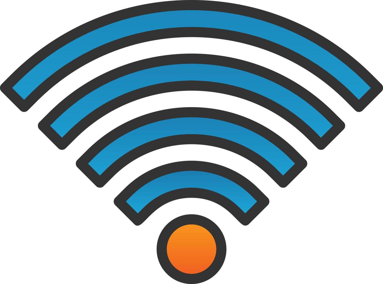 Wi-Fi vettore icona design