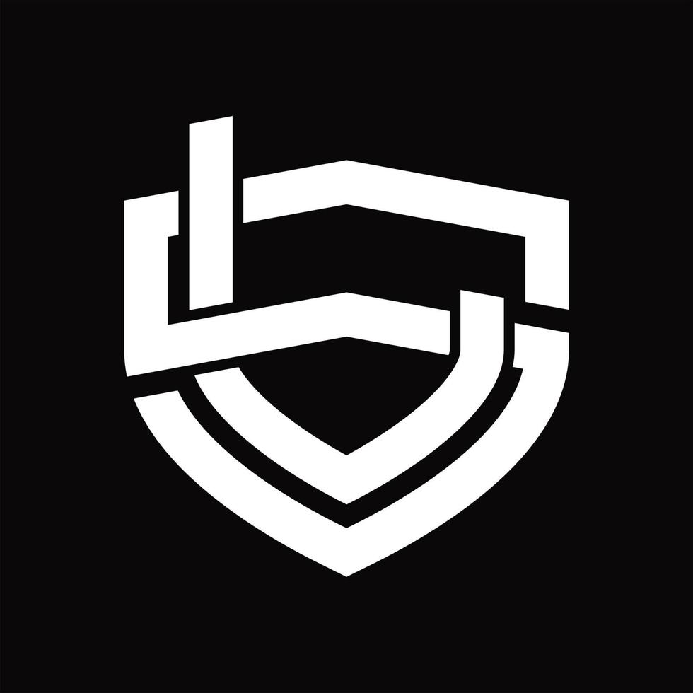 ls logo monogramma Vintage ▾ design modello vettore