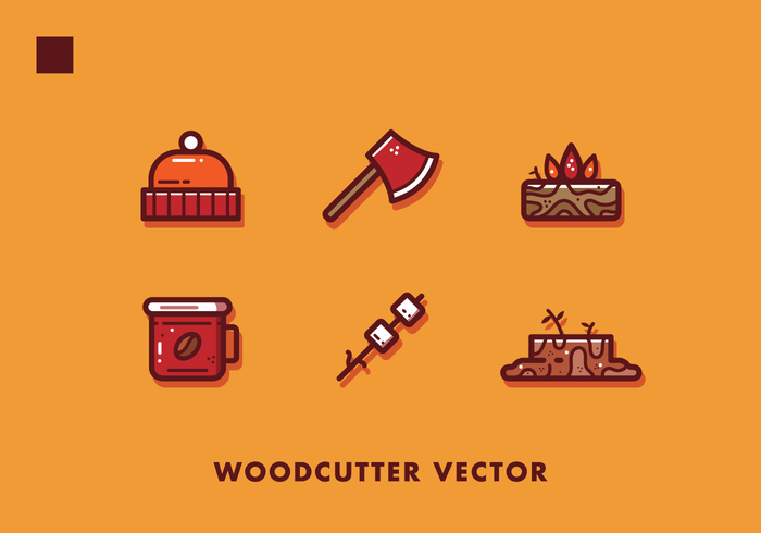 Oggetti gratis di Woodcutter vettore