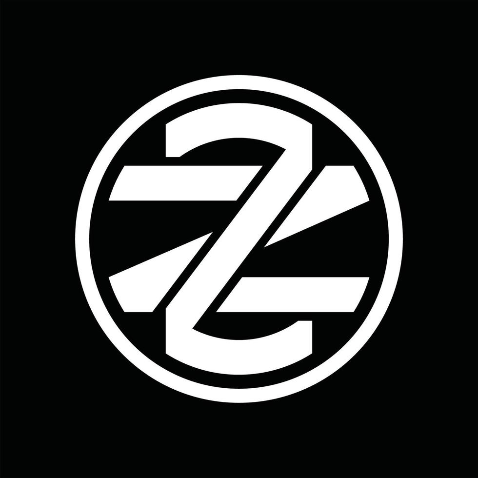 zz logo monogramma design modello vettore