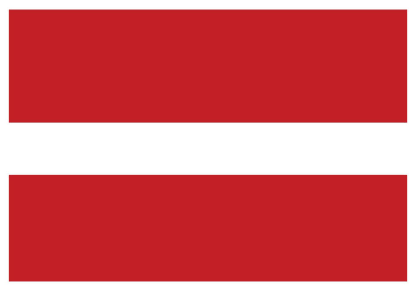 nazionale bandiera di Lettonia - piatto colore icona. vettore