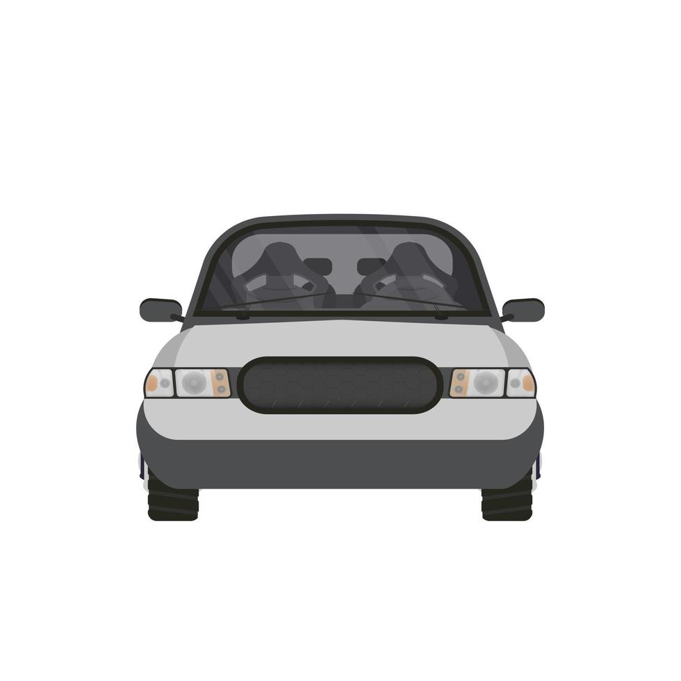 vettore auto davanti Visualizza design. vettore illustrazione isolato su bianca sfondo.