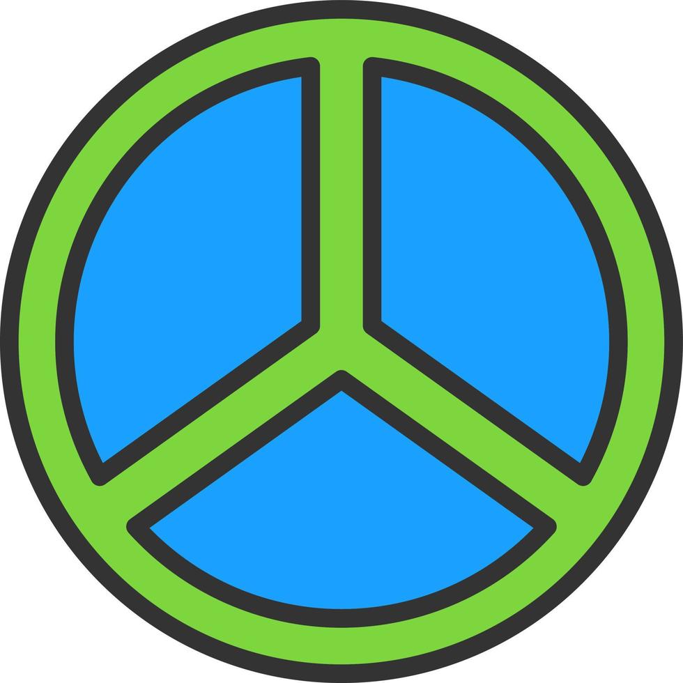 pace simbolo vettore icona design