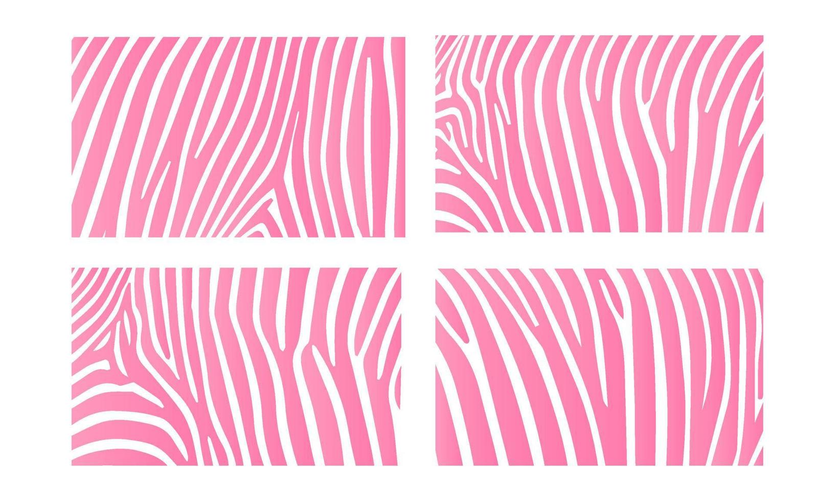 rosa zebra animale pelle Stampa vettore