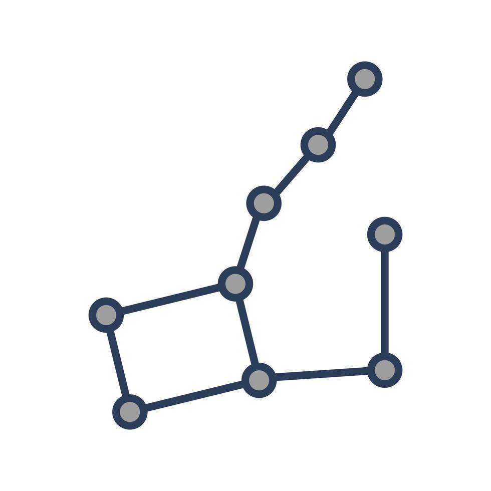 costellazione vettore icona