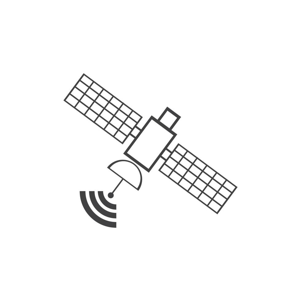 satellitare icona, trasmissione vettore illustrazione