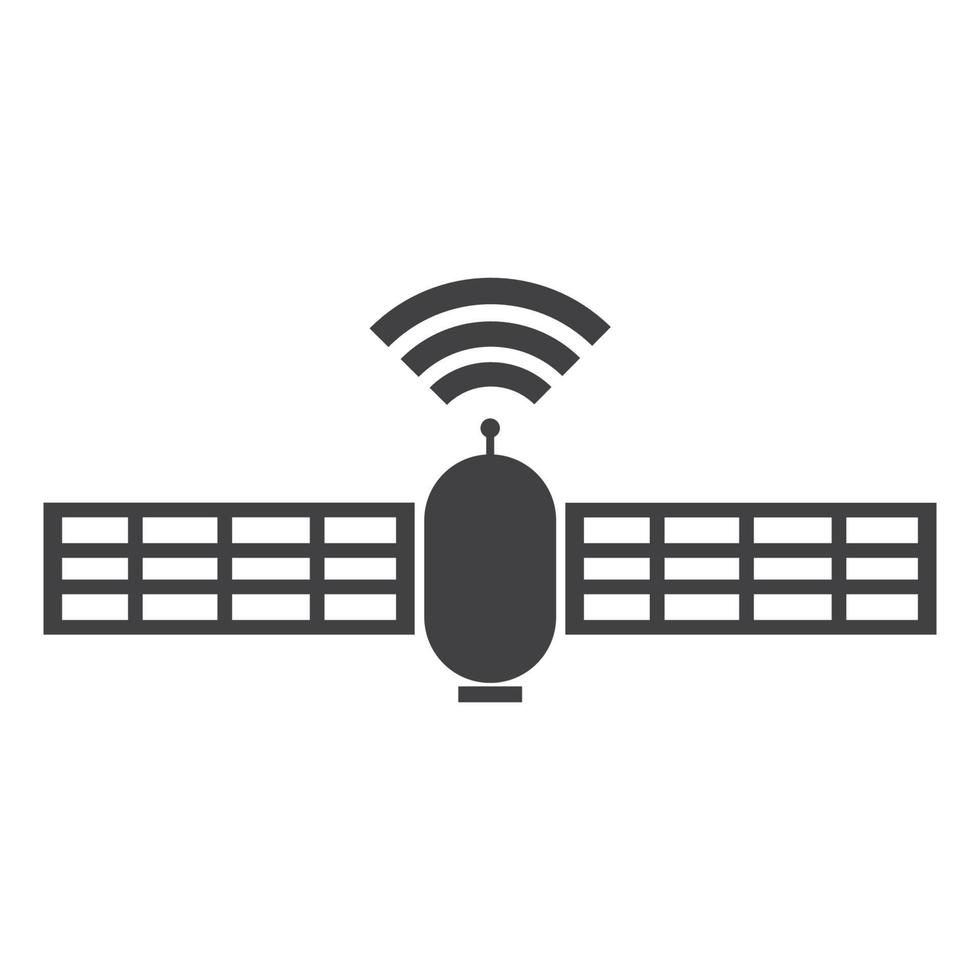 satellitare icona, trasmissione vettore illustrazione