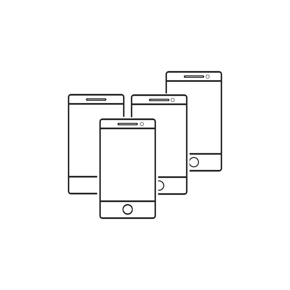 inteligente dispositivi icona vettore illustrazione design modello