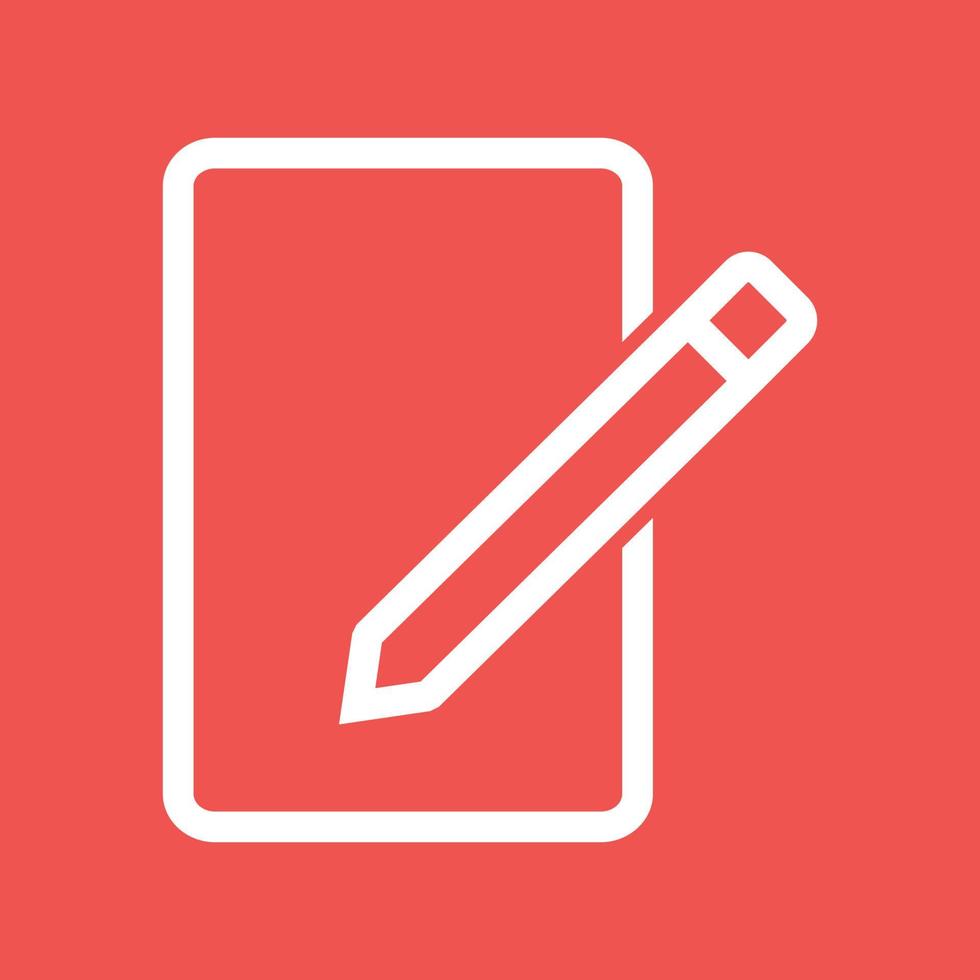 carta e matite linea colore sfondo icona vettore