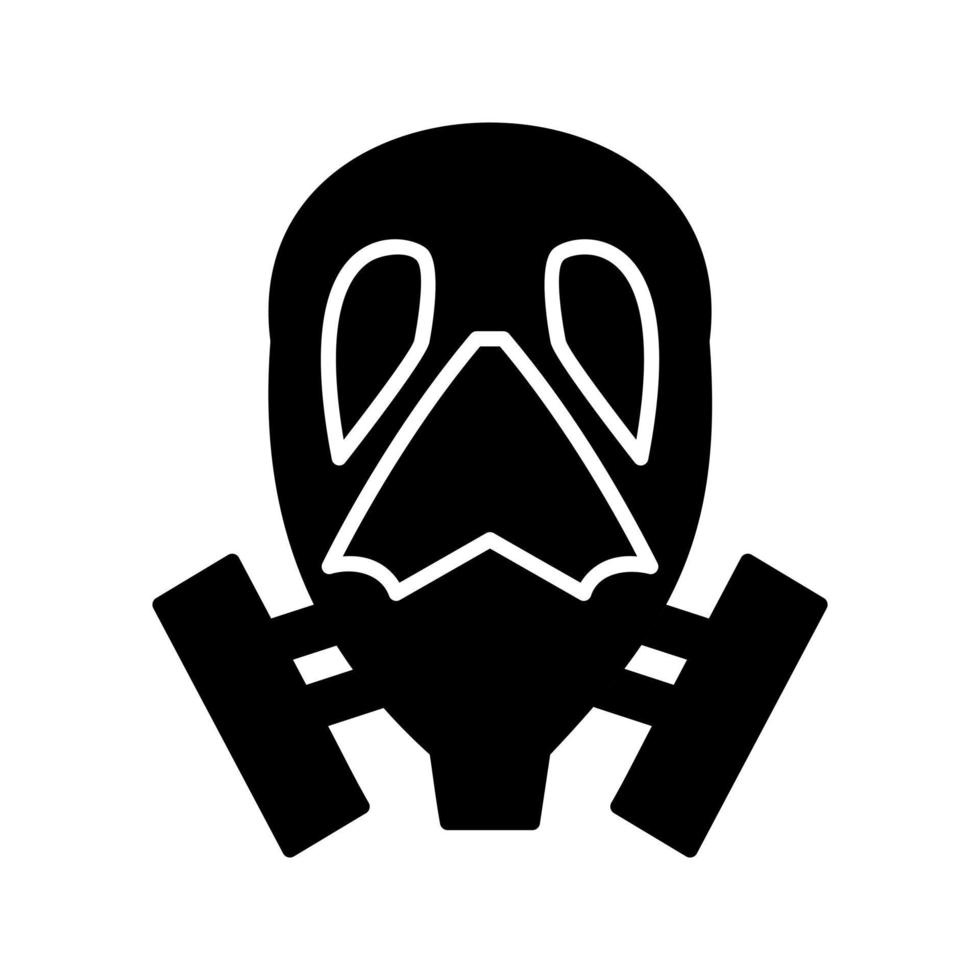ossigeno maschera vettore icona