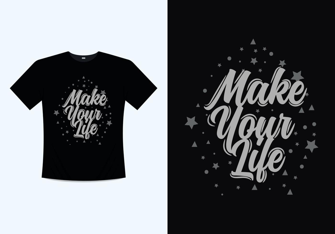 creativo pensiero moderno tipografia ispirazione lettering citazioni t camicia design adatto per Stampa vettore modello design