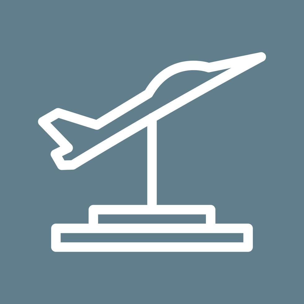 Jet mostra linea colore sfondo icona vettore