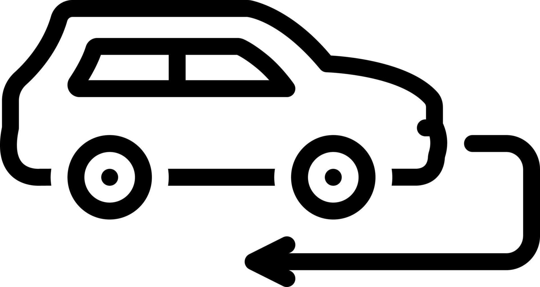 linea icona per giri vettore