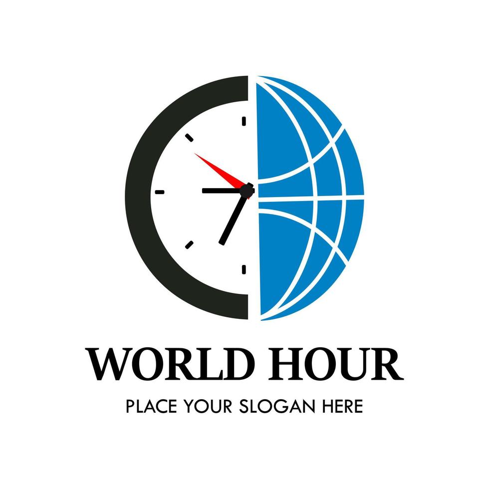 il mondo logo modello illustrazione vettore