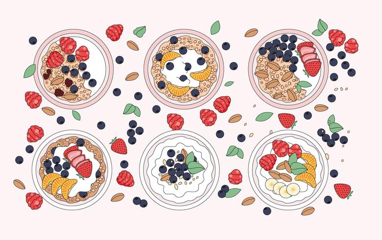 Vettore dell'illustrazione di Granola