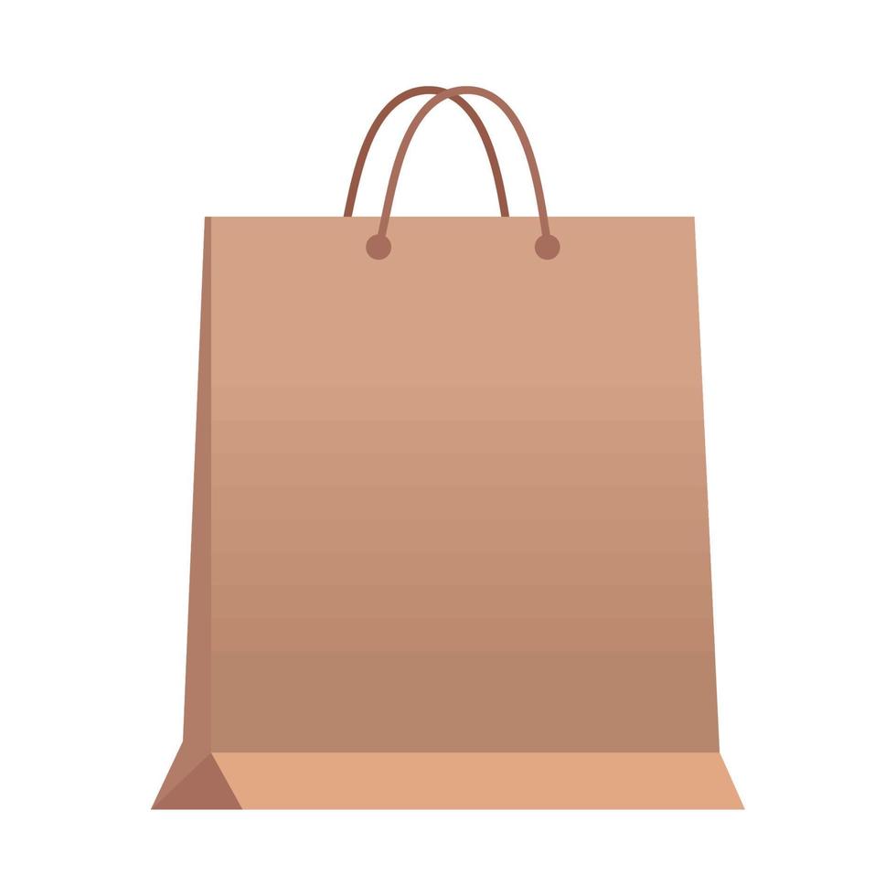 shopping Borsa carta modello vettore