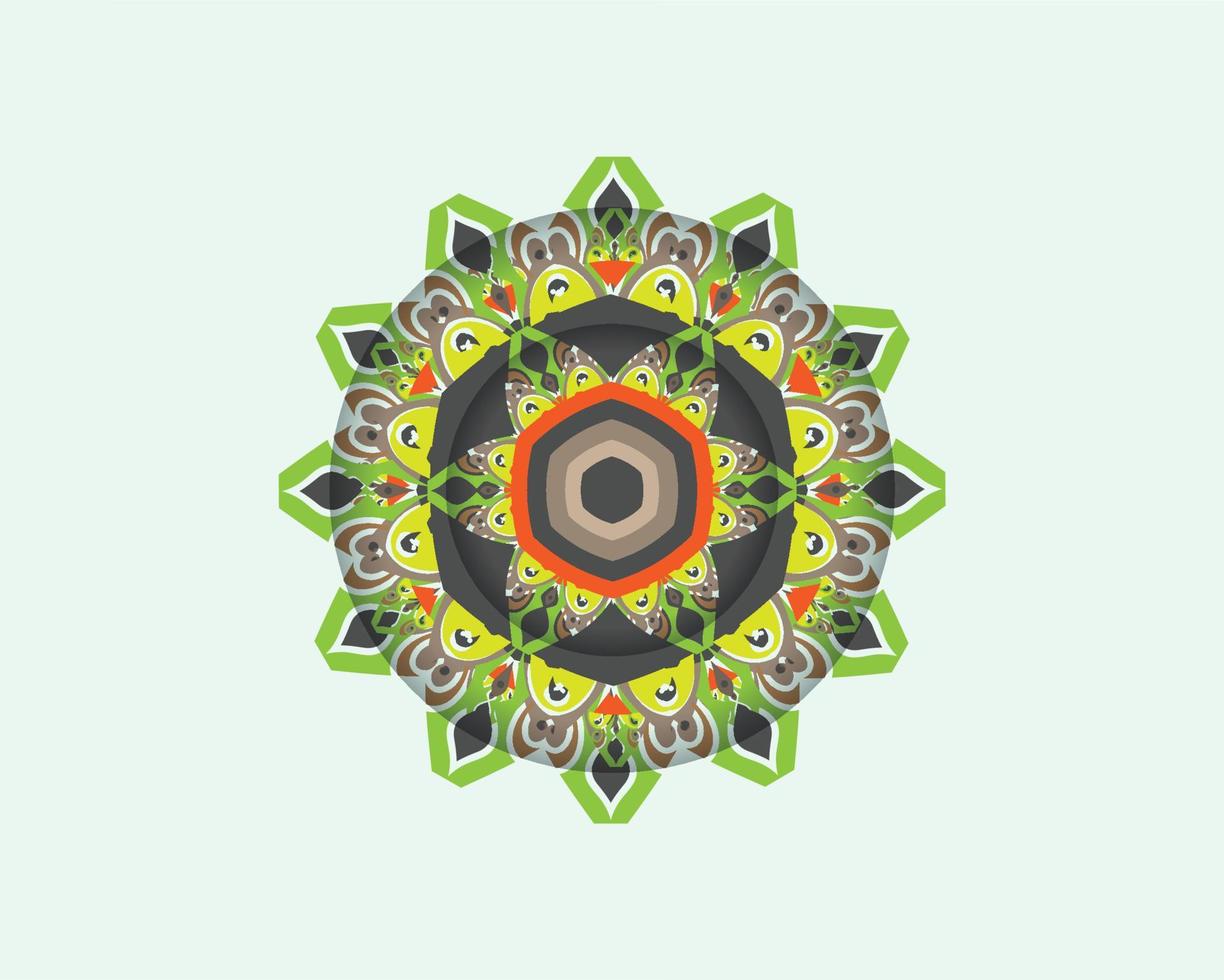 colorato mandala. vettore illustrazione. Islam, Arabo, indiano, Turco, Pakistan, Cinese,